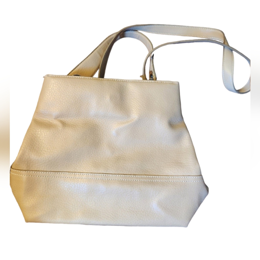 Tommy Hilfiger beige leather purse